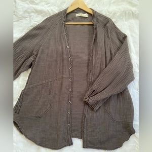 We the Free button down